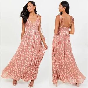 Altar'd State Pink Maxi Dress